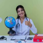 Joven estudiante de licenciatura en enfermería en Oaxaca